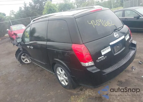 2008 Nissan Quest 3.5 Se from USA, damaged, VIN 5N1BV28U58N123459